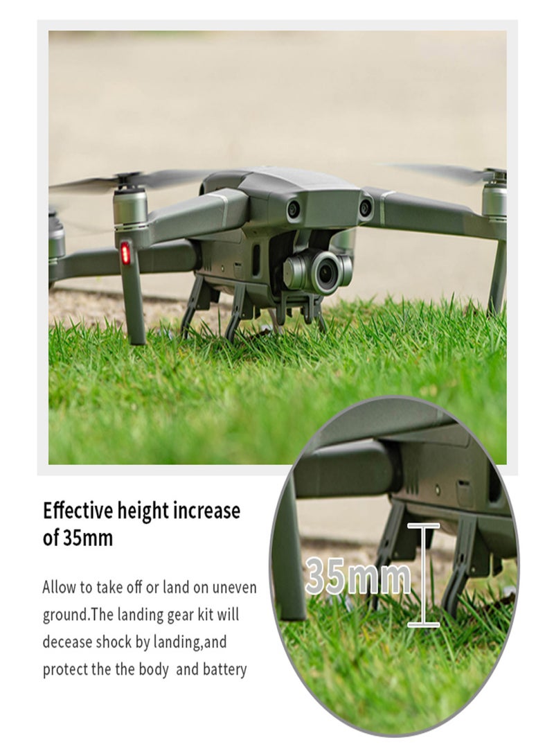 ستارت آر سي أرجل هبوط بديلة قابلة للطي ومقاومة للخدش لطائرة DJI Mavic 2 بدون طيار - Image 2